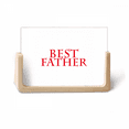 thumbnail image 1 of Good Father Example Parents Photo Wooden Photo Frame Tabletop Display, 1 of 4