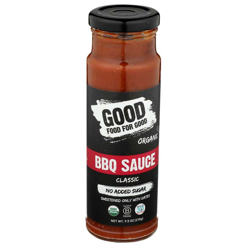 Good Food For Good Organic Classic Barbeque Sauce, 9.5 Ounce -- 6 per case.