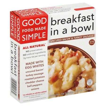 Good Food Made Simple Turkey Sausage Breakfast Scramble Bowl, 7 Ounce -- 8 per case