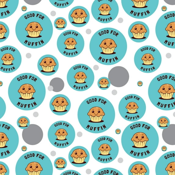Good For Muffin Nothing Funny Humor Premium Gift Wrap Wrapping Paper Roll