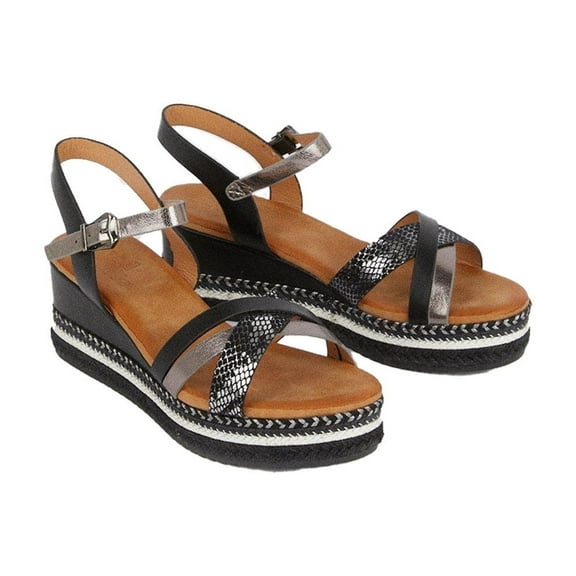 Good For The Sole Womens Amber Wedge Sandals
