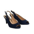 thumbnail image 1 of Good For The Sole Womens Evelyn Peep Toe Wide Court Shoes, 1 of 4