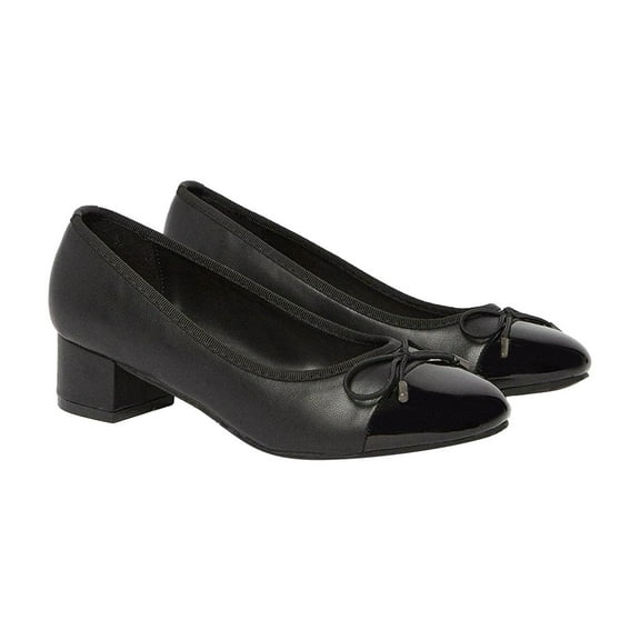 Good For The Sole Womens Talia Block Heel Ballerina Flats