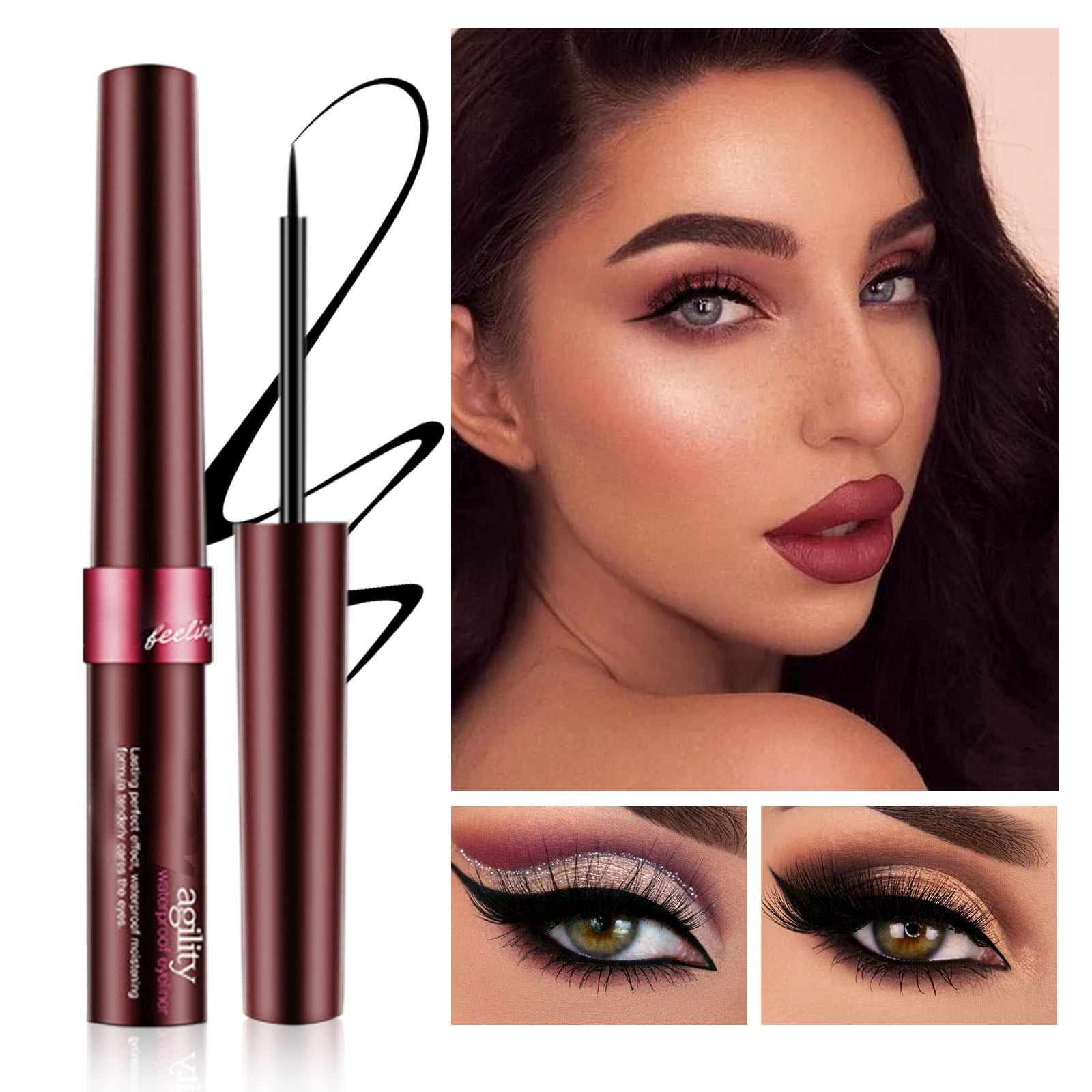 Good For Woman Black Liquid Easy To Wear Long Lasting Natural Makeup