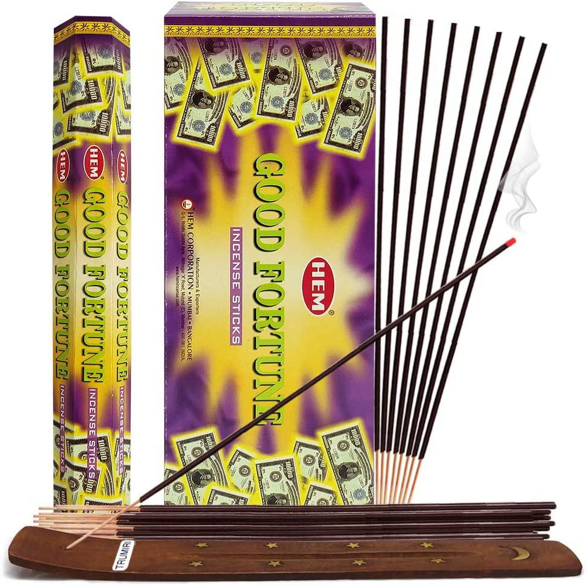Good Fortune Incense Sticks And Incense Stick Holder Bundle Insence