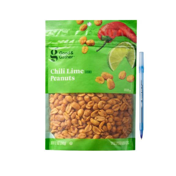 Good & Gather Chili Lime Seasoned Peanuts 12 oz