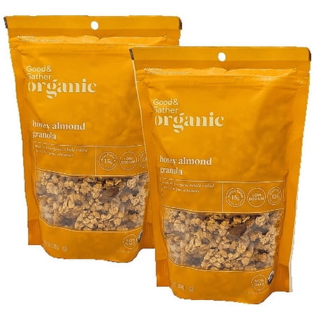 Good & Gather Honey Almond Granola 12 Ounce, Pack of 2