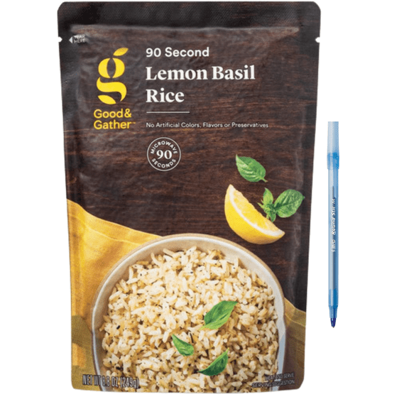 Good & Gather Lemon Basil 90 Second Rice 8.8 oz