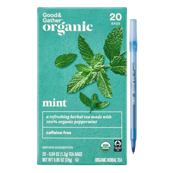 Good & Gather Organic Mint Herbal 20 Tea Bags