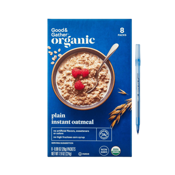 Good & Gather Plain Instant Oatmeal 7.9 oz