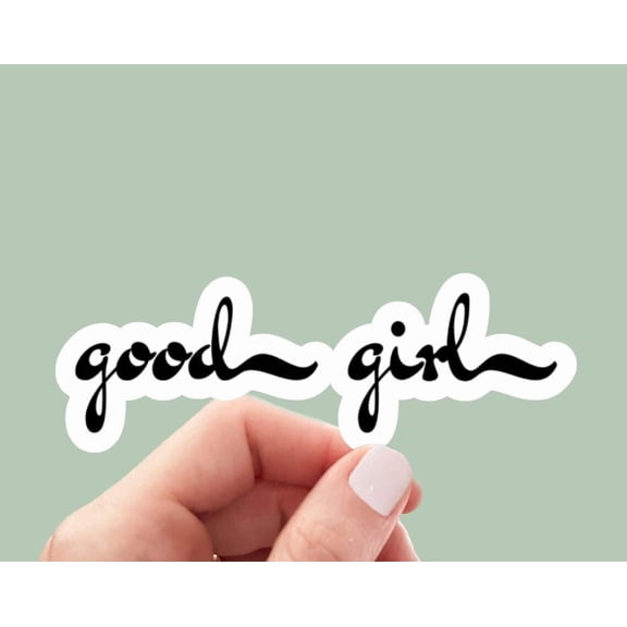 Good Girl Book Lover Reading Sticker