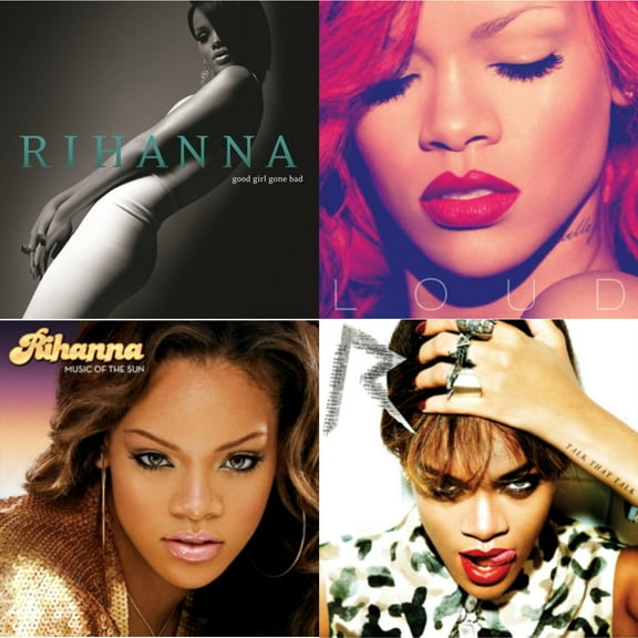 Good Girl Gone Bad & Loud & Music Of The Sun & Talk That Talk [LP Vinyl Bundle]