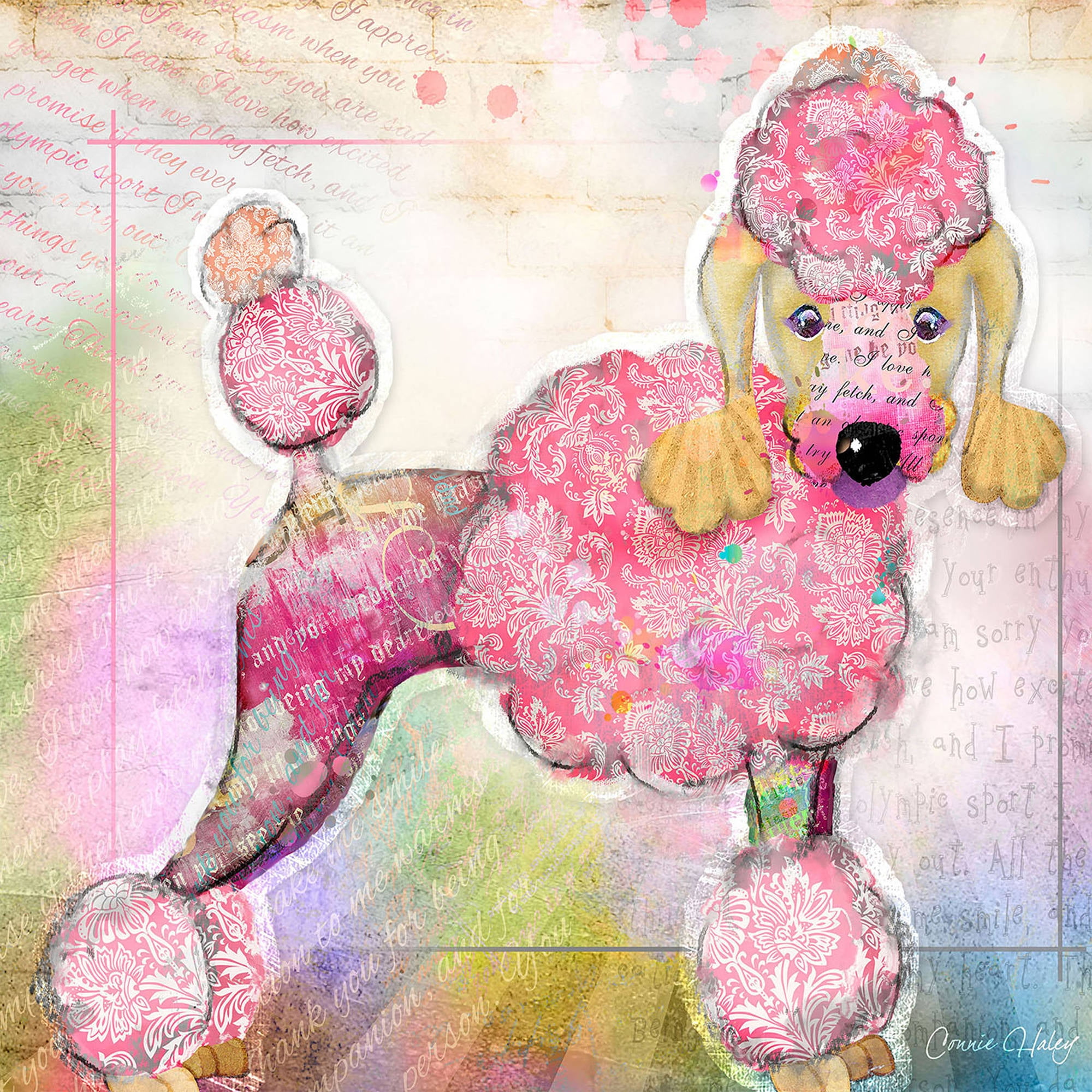 "Good Girl II" by Connie Haley Painting Print on Wrapped Canvas
