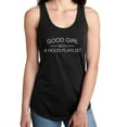 thumbnail image 1 of Good Girl With A Hood Playlist Racerback Tank, 1 of 1