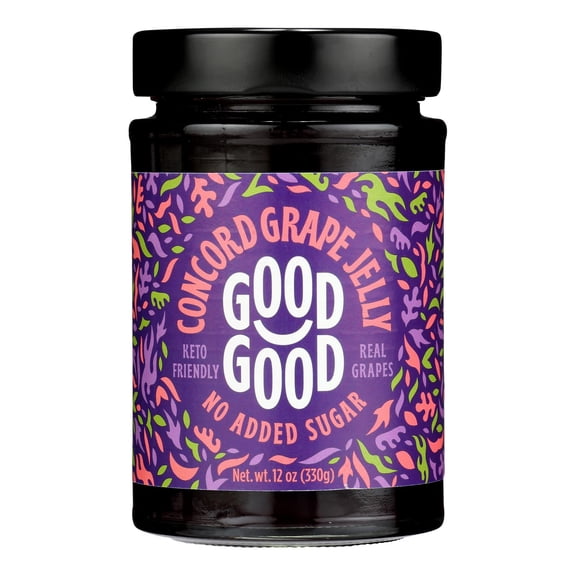 Good Good - Jelly Concrd Grpe No Sugar - Case of 6-12 OZ