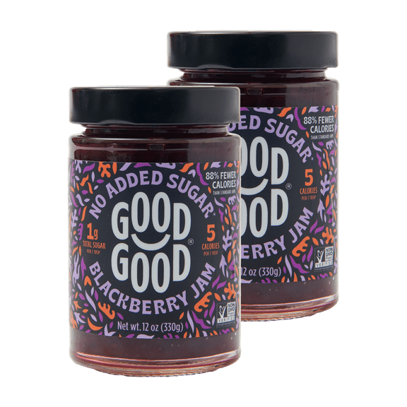 Good Good Keto Friendly Blackberry Jam, 12 oz (2 Pack)