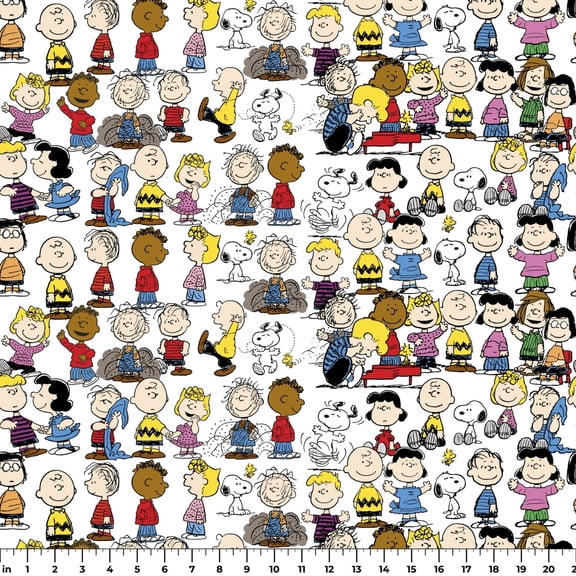 Good Grief & Giggles - Peanuts Cotton Fabric (1 yard)