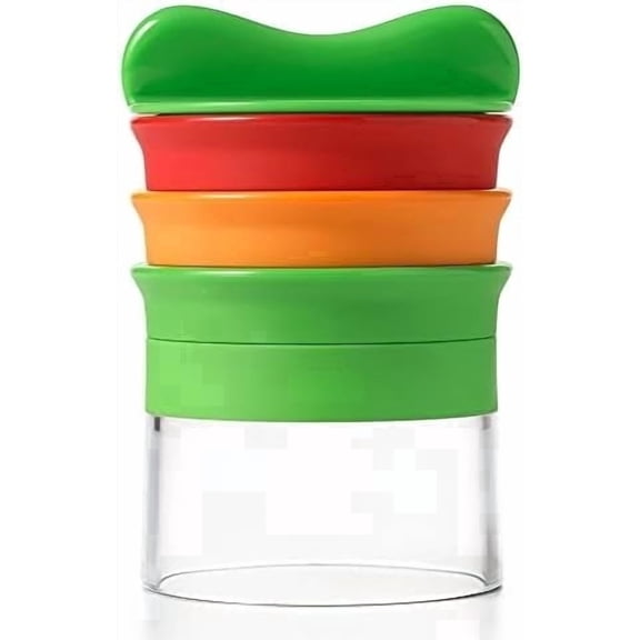 LIUGUANGYAO 3-in-1 Vegetable Spiral Slicer with 3 Stainless Steel Blades, Rotary Kitchen Cutter for Salad Vegetables