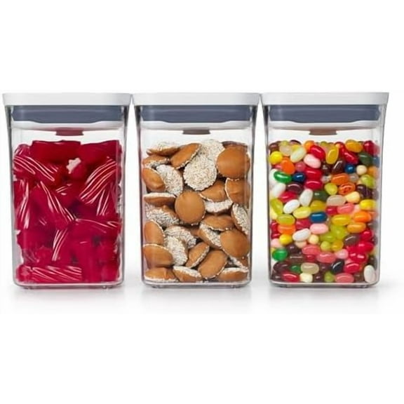 Good Grips 3-PC Small Square Short POP Container Set