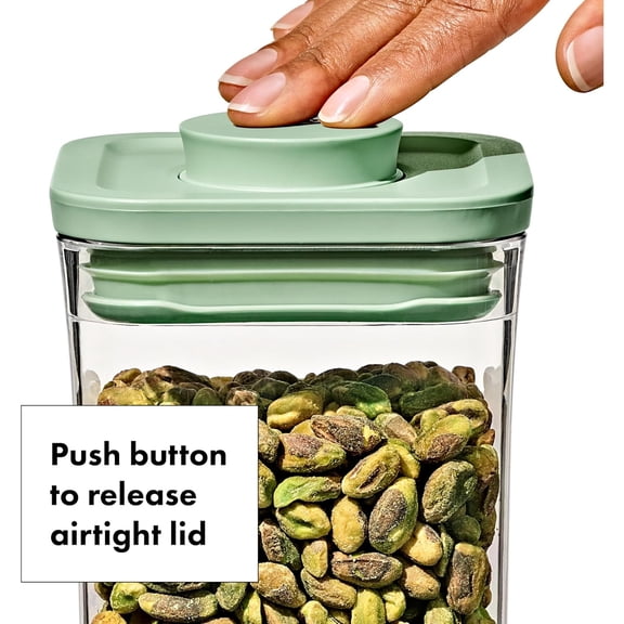 Good Grips 3-Piece POP Container Set with Mini Scoops - Limited Edition Pistachio