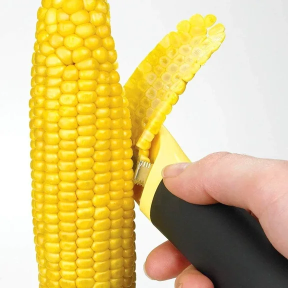 Good Grips Corn Peeler, Corn Stripper Knife, Kitchen Corn Cob Remover Serrated