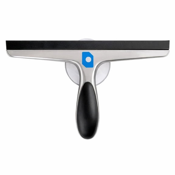 Good Grips Heavy Duty Stainless Steel Squeegee Streak-Free All-Purpose Cleaner for Bathroom, Glass Shower Doors, Mirrors, Tiles, Countertops, and Car Windows Durable, Rust-Resistant, Over 1 LB Co