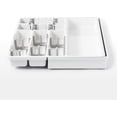 thumbnail image 1 of Good Grips Large Expandable Utensil Organizer - White, Adjustable Storage Tray for Kitchen Drawers, 1 of 3