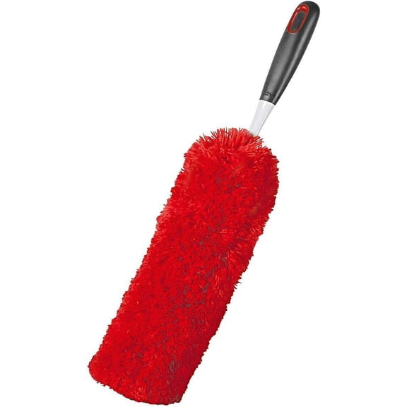 Good Grips Microfiber Hand Duster Reusable Washable Dusting Brush with Non-Slip Grip Slim Profile for Tight Spaces Replacement Head Available