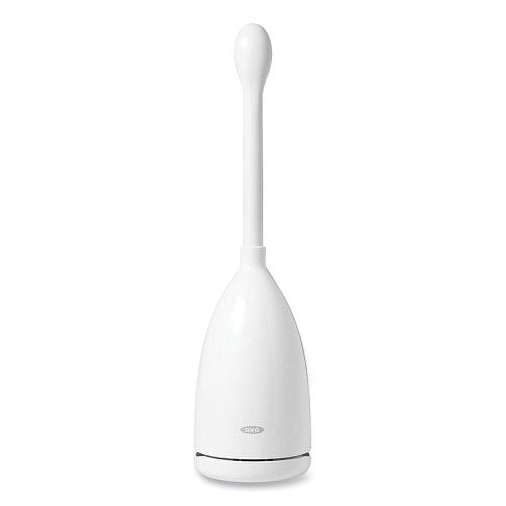 Good Grips Nylon Toilet Brush With Canister, White | Bundle of 10 Each