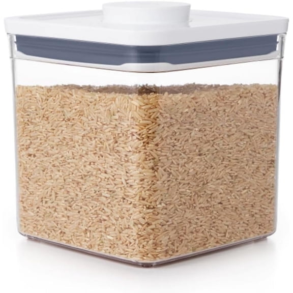 Good Grips POP Container - Airtight Food Storage - Big Square Short 2.8 Qt Ideal for 5 lbs of sugar, cookies or crackers