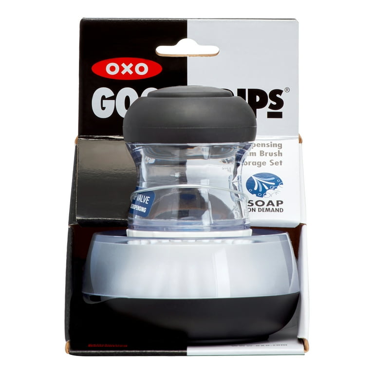 Oxo soap dispensing palm brush storage set hotsell