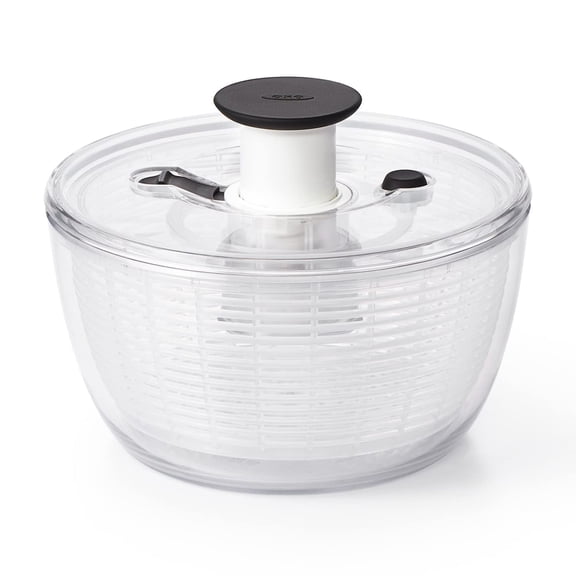 Good Grips Salad Spinner | Lettuce Spinner | Fruit Washer | Fruit Washing Bowl with Strainer | Vegetable Cleaner | Salad Cleaner | Lettuce Washer | 6.22 Quart Capacity