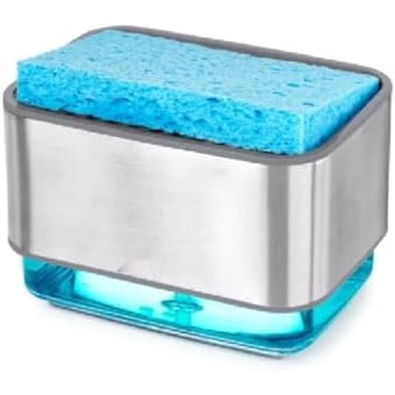Good Grips Stainless Steel Soap Dispensing Sponge Holder - Clear, One Size