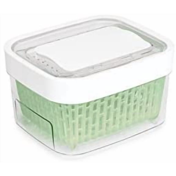 , Good Grips Storage Container, White, 1.6 Quart