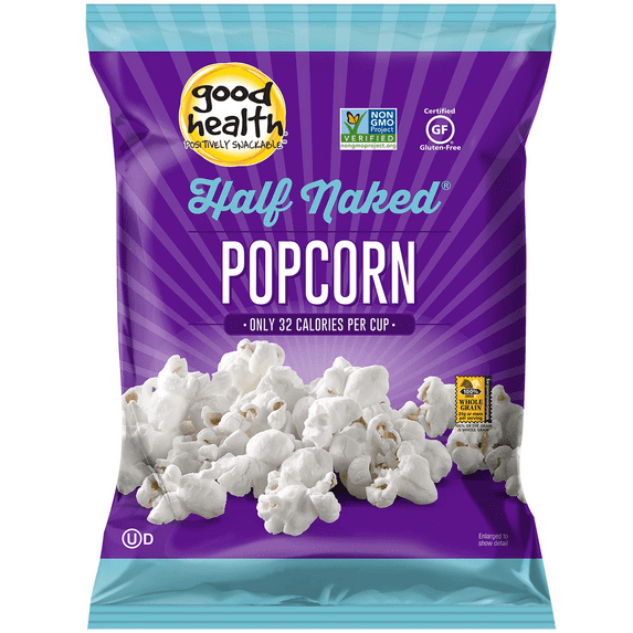 Good Health Half Naked Popcorn with Hint of Olive Oil 5.25 oz. Bag (6 Bags)