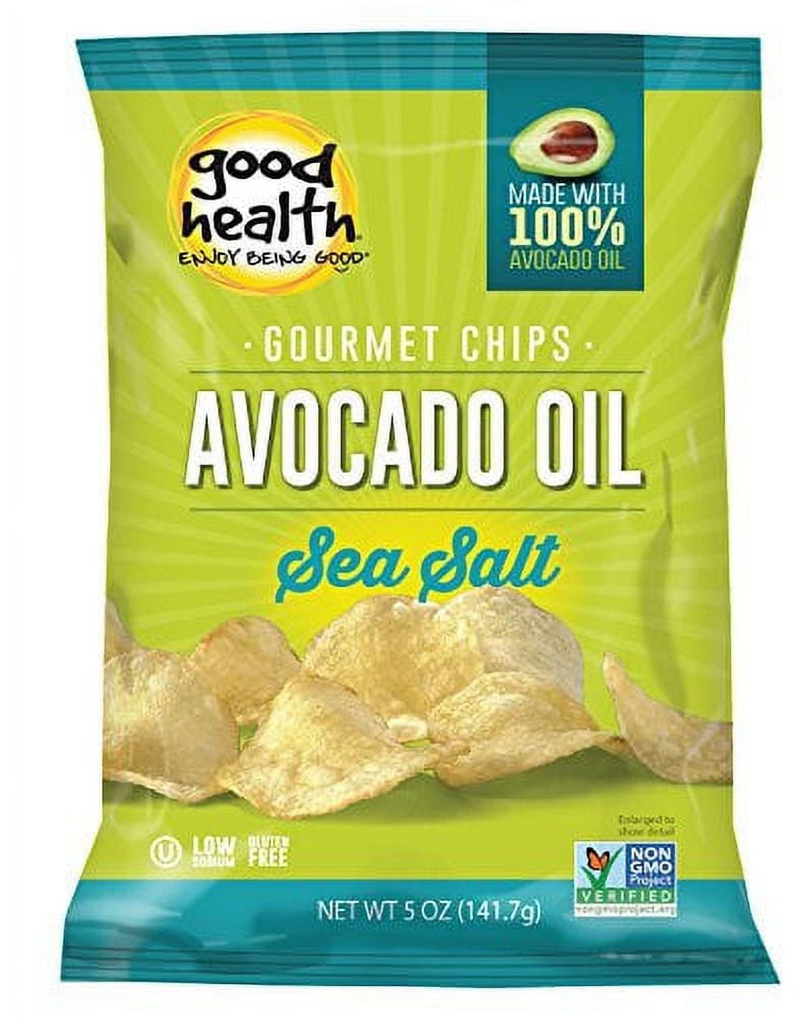 Good Health Inc. Kettle Style Avocado Oil Potato Chips Sea Salt 5 oz