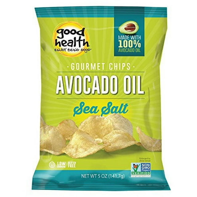 Good Health Inc. Kettle Style Avocado Oil Potato Chips Sea Salt 5 oz