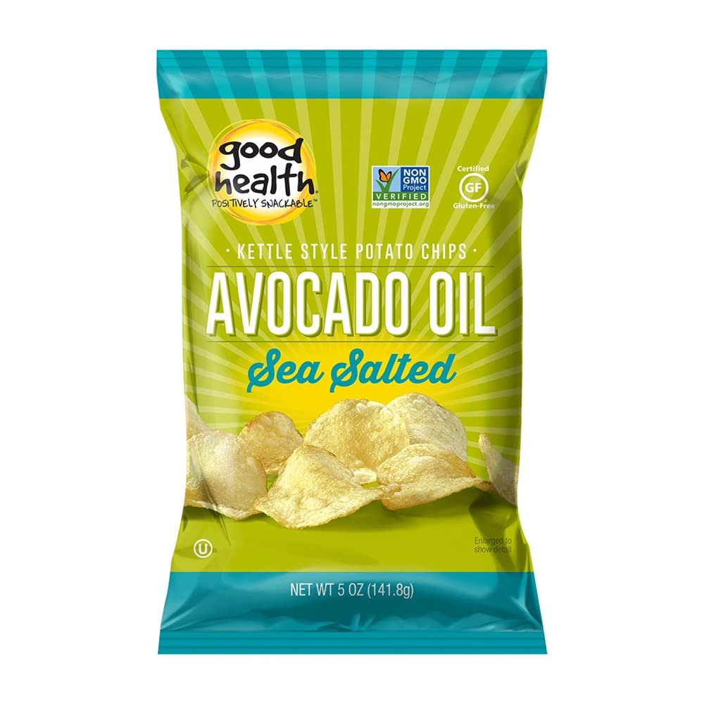Good Health Inc. Kettle Style Avocado Oil Potato Chips Sea Salt 5 oz