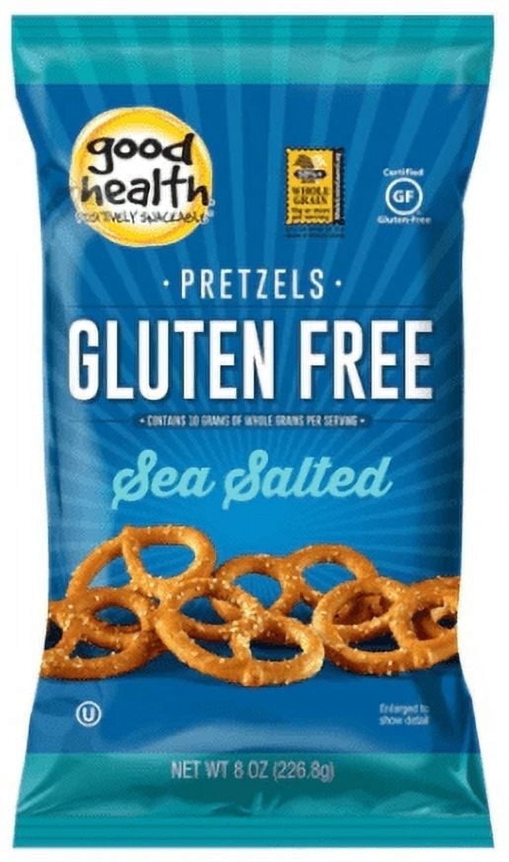 Good Health Inc. Pretzels Gluten Free Sea Salted 8 oz Pack of 4