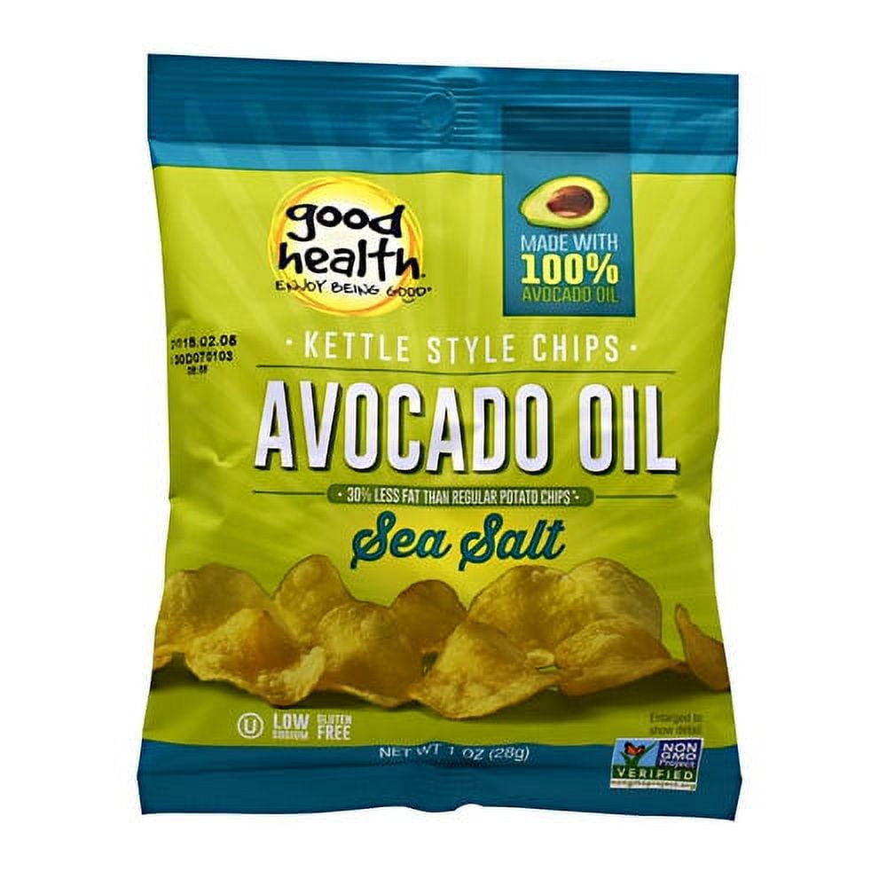 Good Health Kettle Chips Sea Salt 30 1 Ounce (28 g) Bags