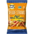 thumbnail image 1 of Good Health Non-GMO Veggie Straws 6.25 oz. Bag (Aged White Cheddar, 3 Bags), 1 of 2