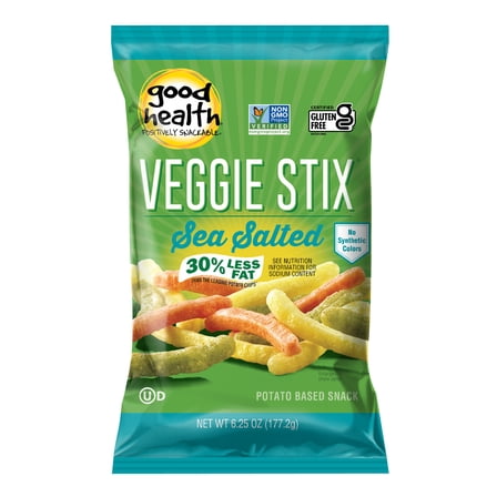 Good Health Sea Salted Veggie Stix, Gluten-Free, 6.25 oz Bag