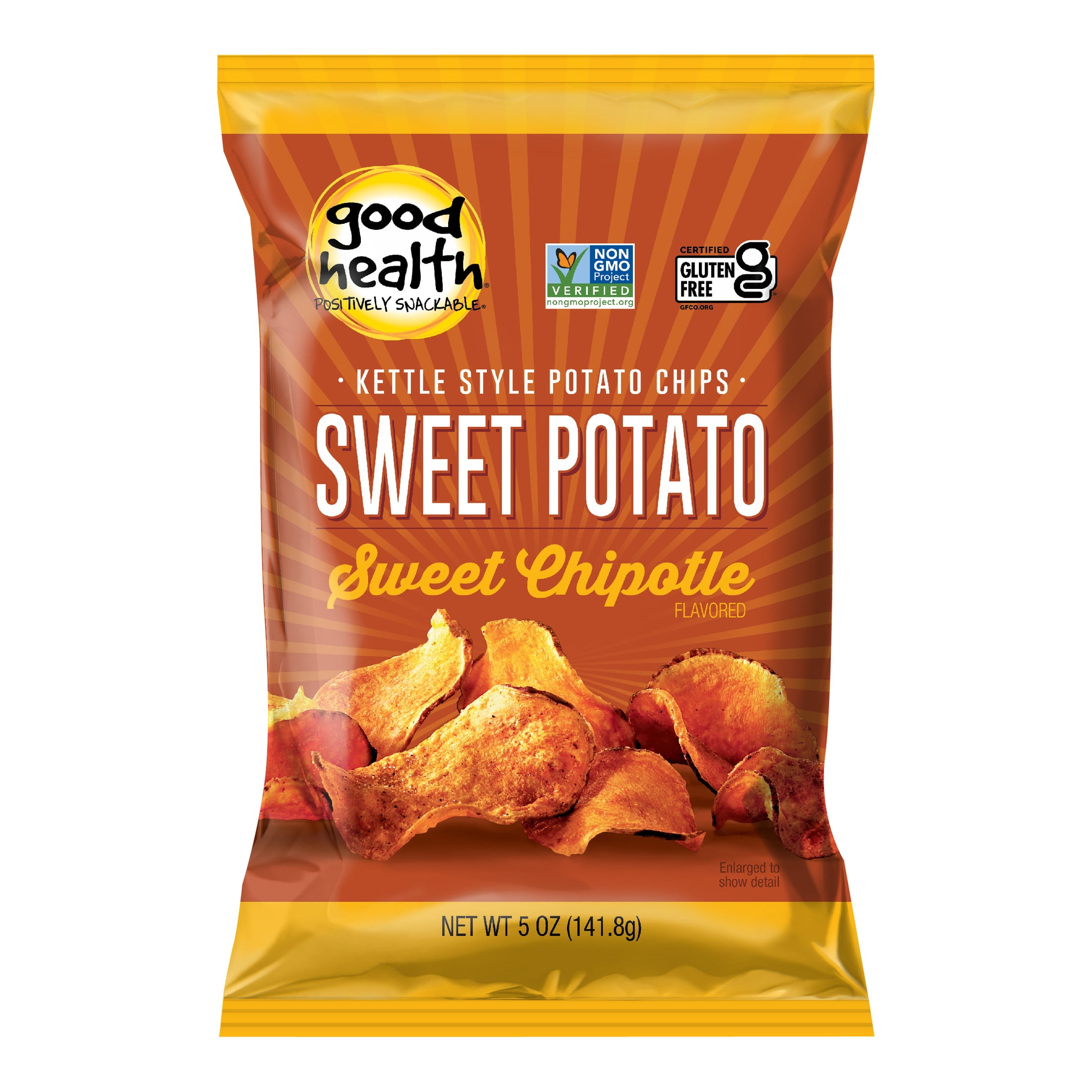 Good Health Sweet Potato Sweet Chipotle Kettle Chips 5 oz