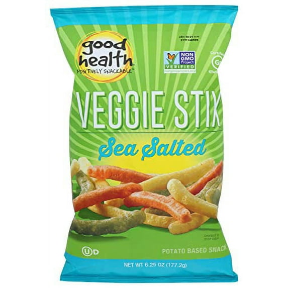 Good Health Veggie Stix with Sea Salt 6.25 oz. Bag (3 Bags)