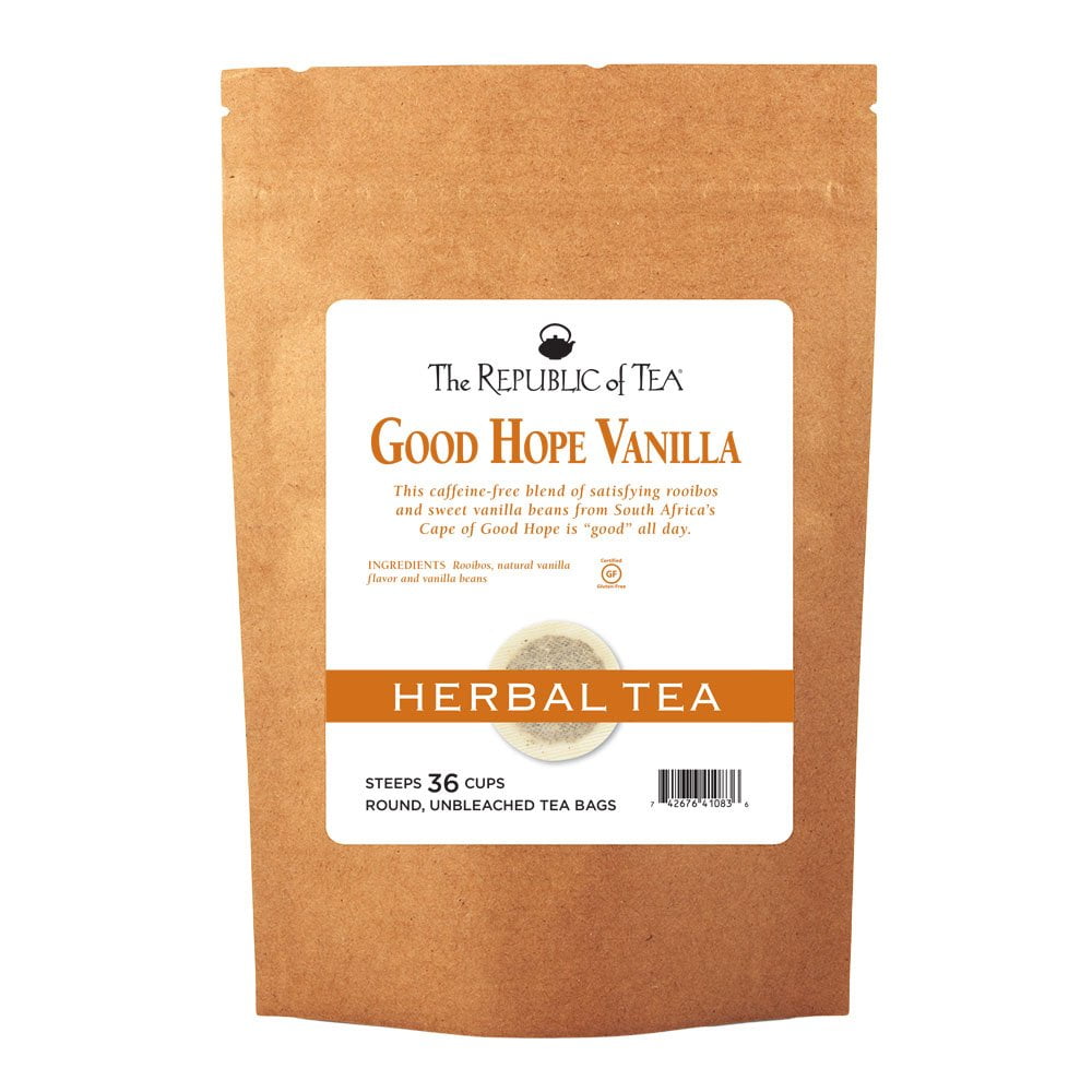 Good Hope Vanilla , 36 Bags, NonCaffeinated, Gourmet Rooibos Red Blend