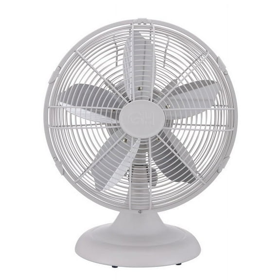 Good Housekeeping 12" 3-Speed Oscillating Tabletop Fan