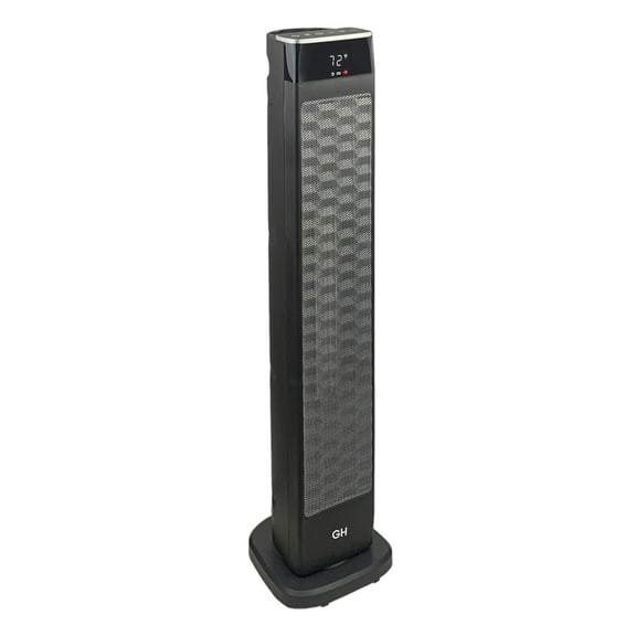 Good Housekeeping 30" Oscillating Ceramic Tower Space Heater with Remote