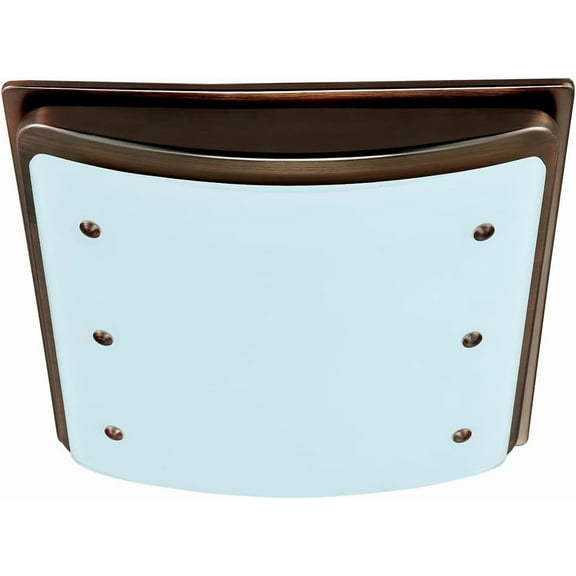 Good Housekeeping 90065 Buckingham Decorative Bathroom Ventilation Exhaust Fan with Light and Nightlight, Medium, Imperial Bronze