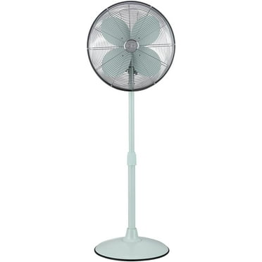 Good Housekeeping All-Metal (92654-BW) Oscillating 16" Conference Room Pedestal Stand Fan (Breezewave)
