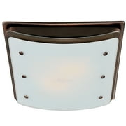Hunter Ellipse 100 CFM Ceiling Exhaust Bath Fan with Light and Night Light - Imperial Bronze